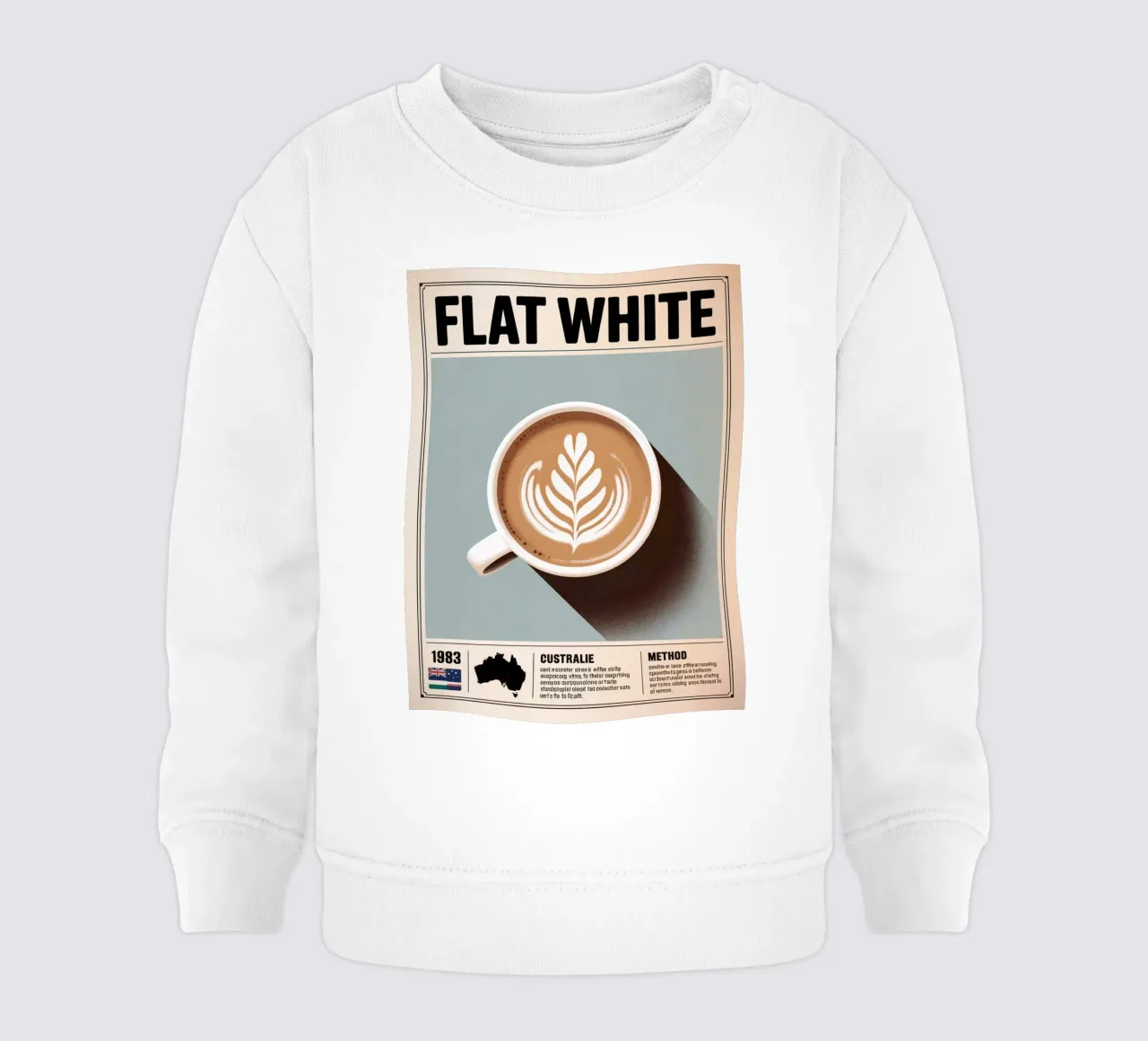 BIANCO PIATTO felpa neonato da Rick Thompson