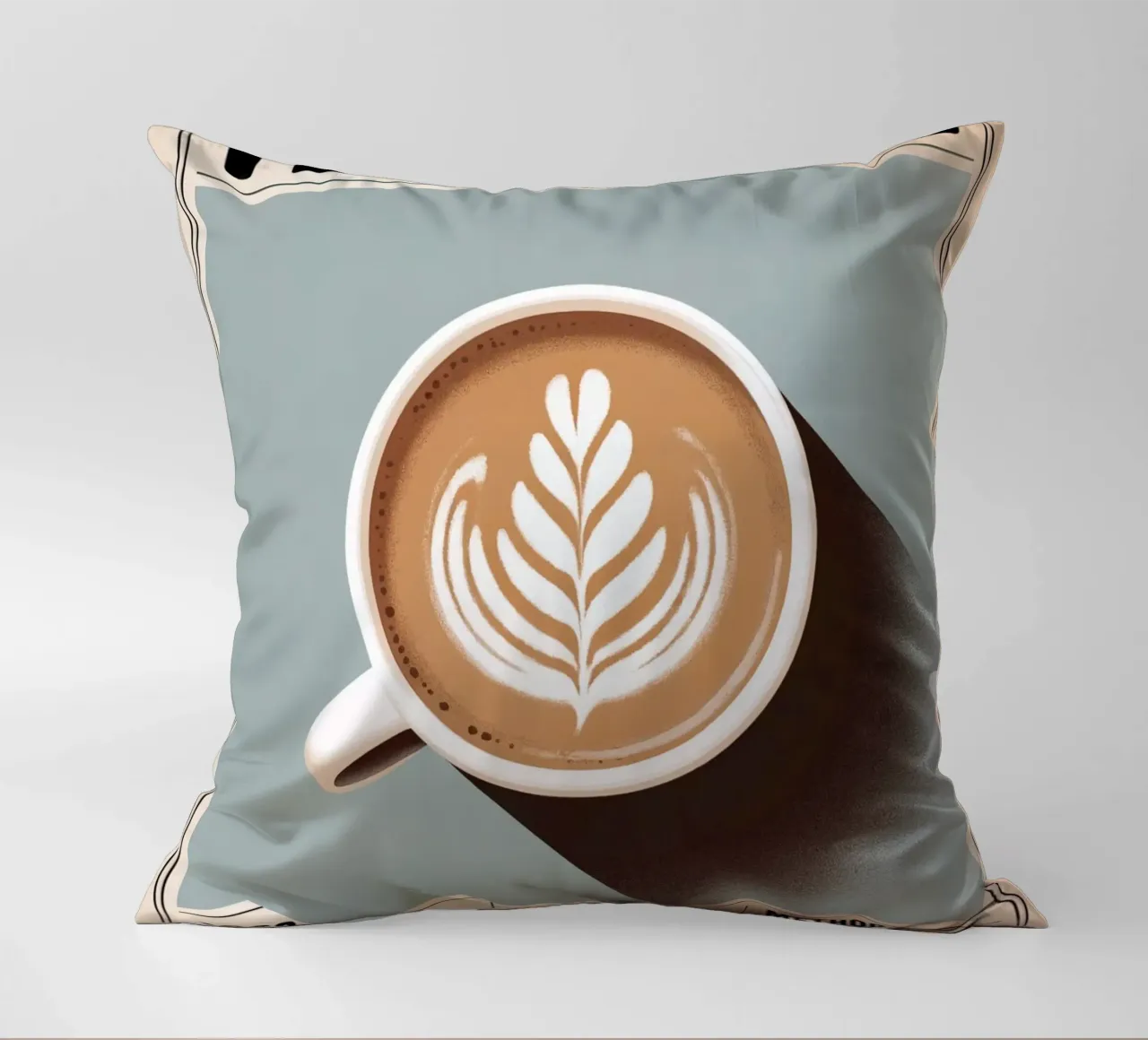 BIANCO PIATTO cuscino da Rick Thompson