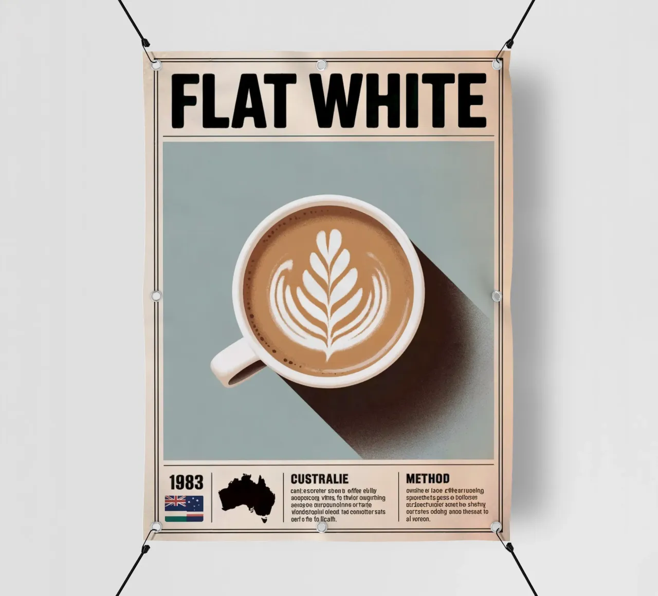 BIANCO PIATTO telo in pvc da Rick Thompson