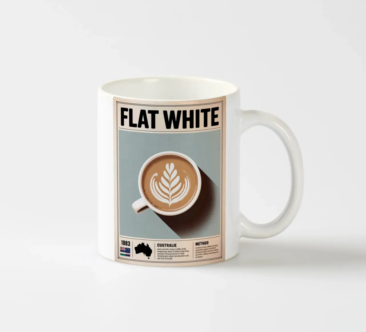 BIANCO PIATTO tazza in ceramica da Rick Thompson
