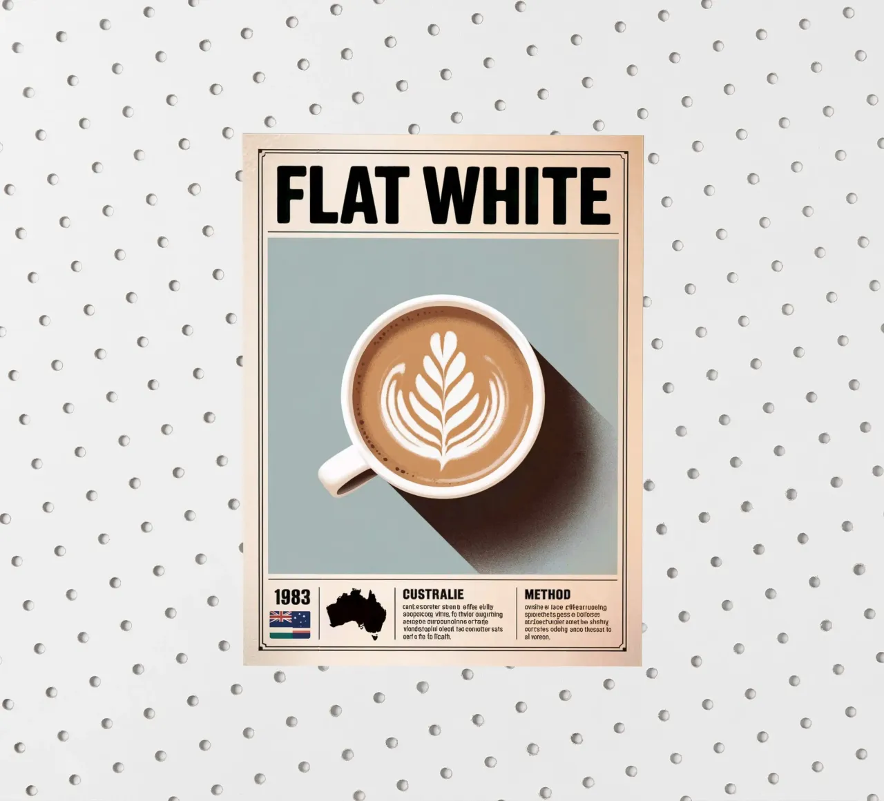 BIANCO PIATTO adesivo da Rick Thompson