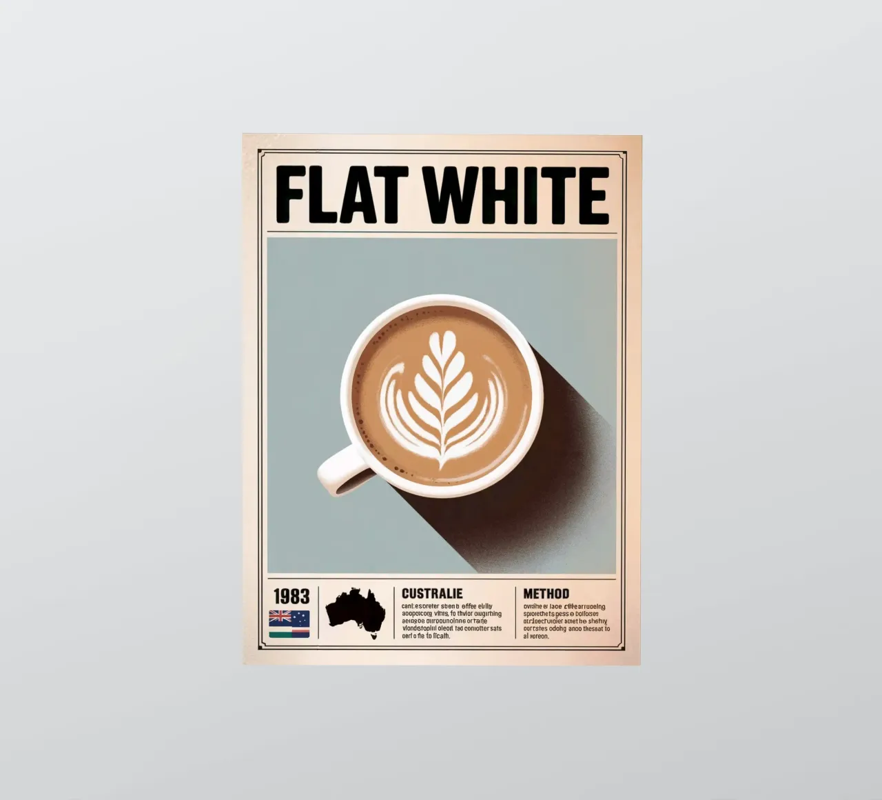 BIANCO PIATTO adesivo da Rick Thompson