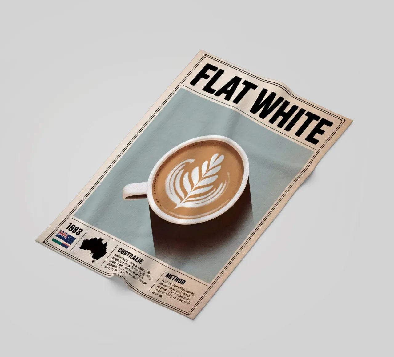 BIANCO PIATTO telo mare da Rick Thompson