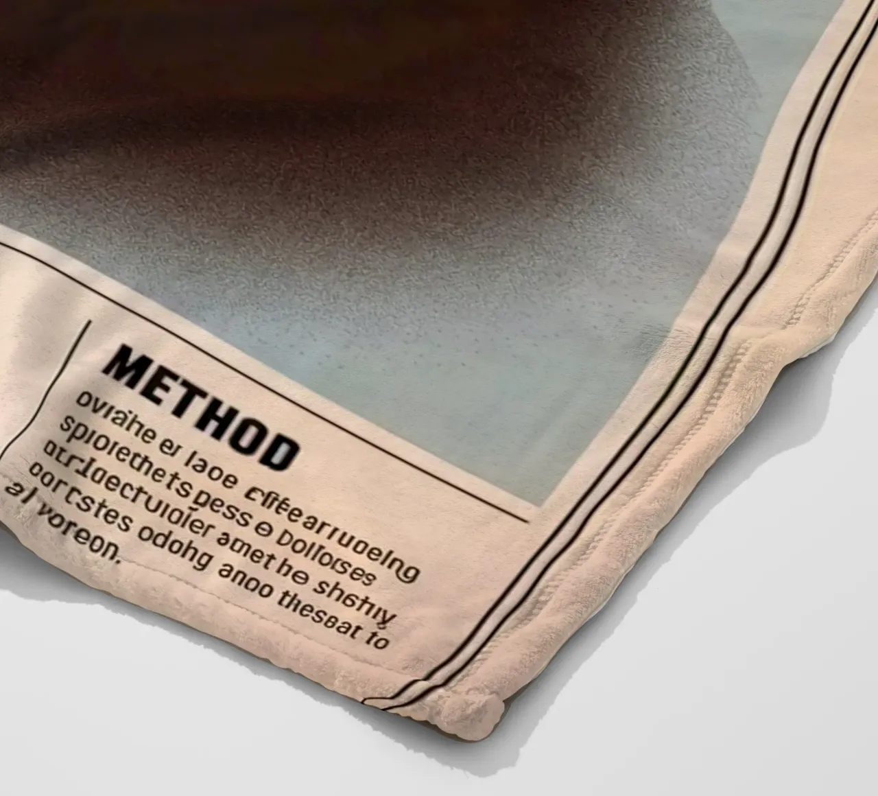 BIANCO PIATTO coperta in pile da Rick Thompson