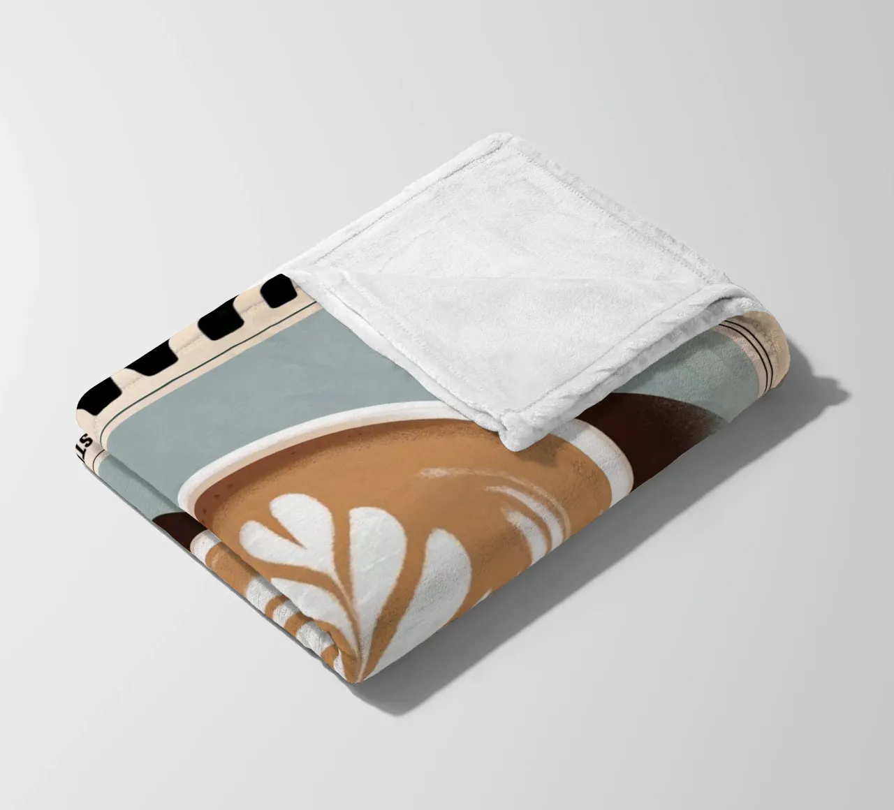 BIANCO PIATTO coperta in pile da Rick Thompson