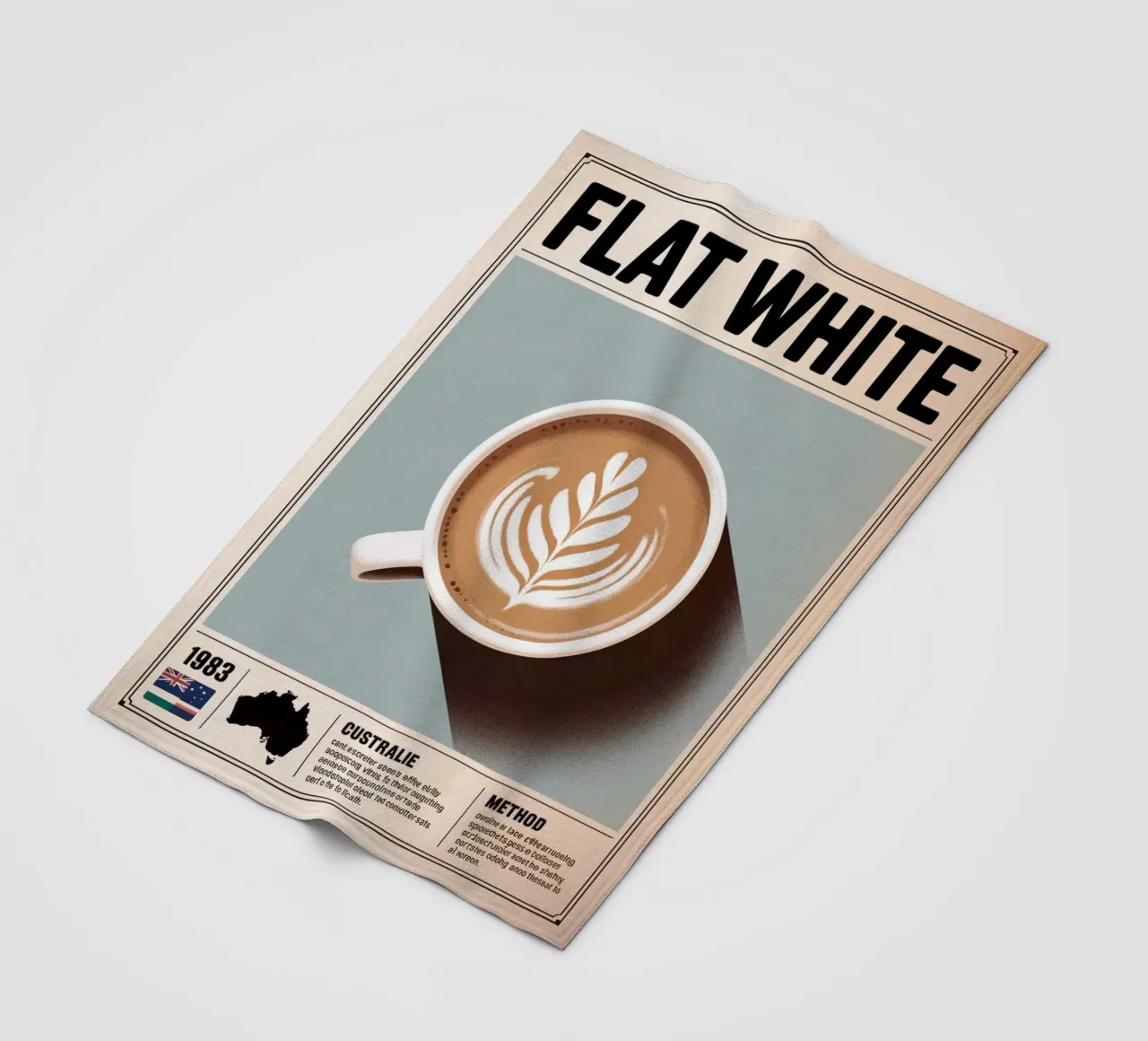 BIANCO PIATTO coperta in pile da Rick Thompson