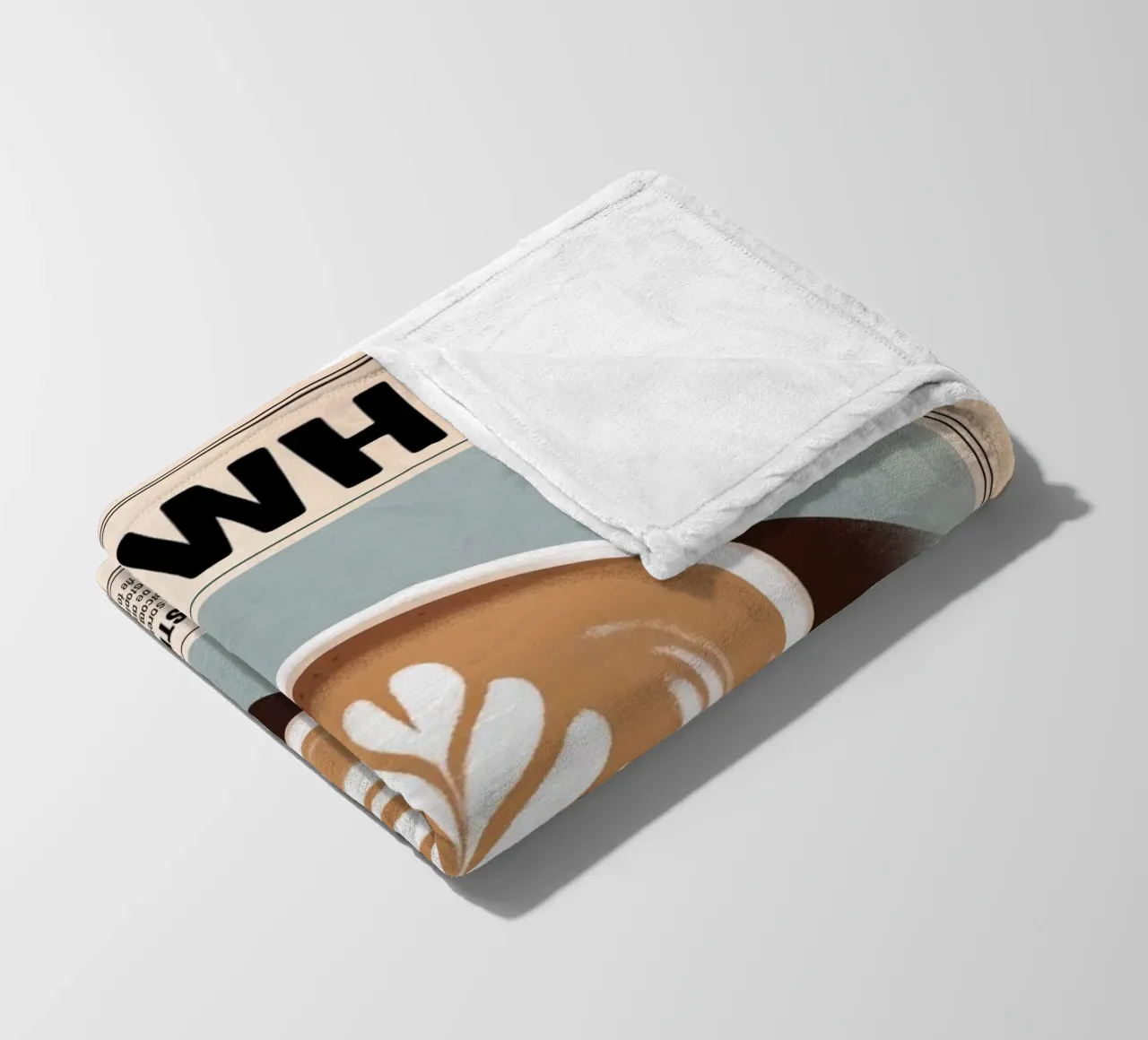 BIANCO PIATTO coperta in pile da Rick Thompson