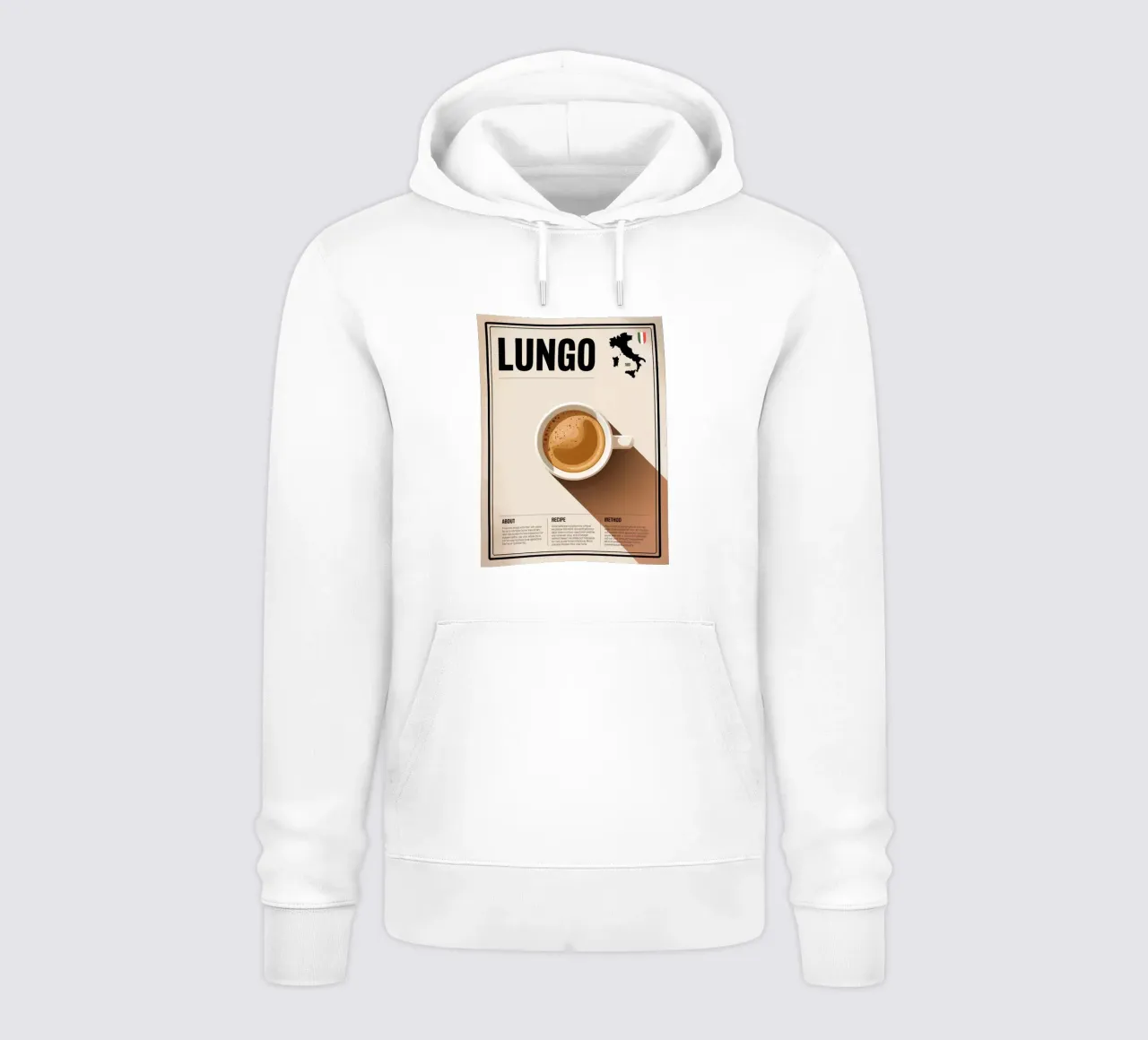 LUNGO felpa con cappuccio da Rick Thompson