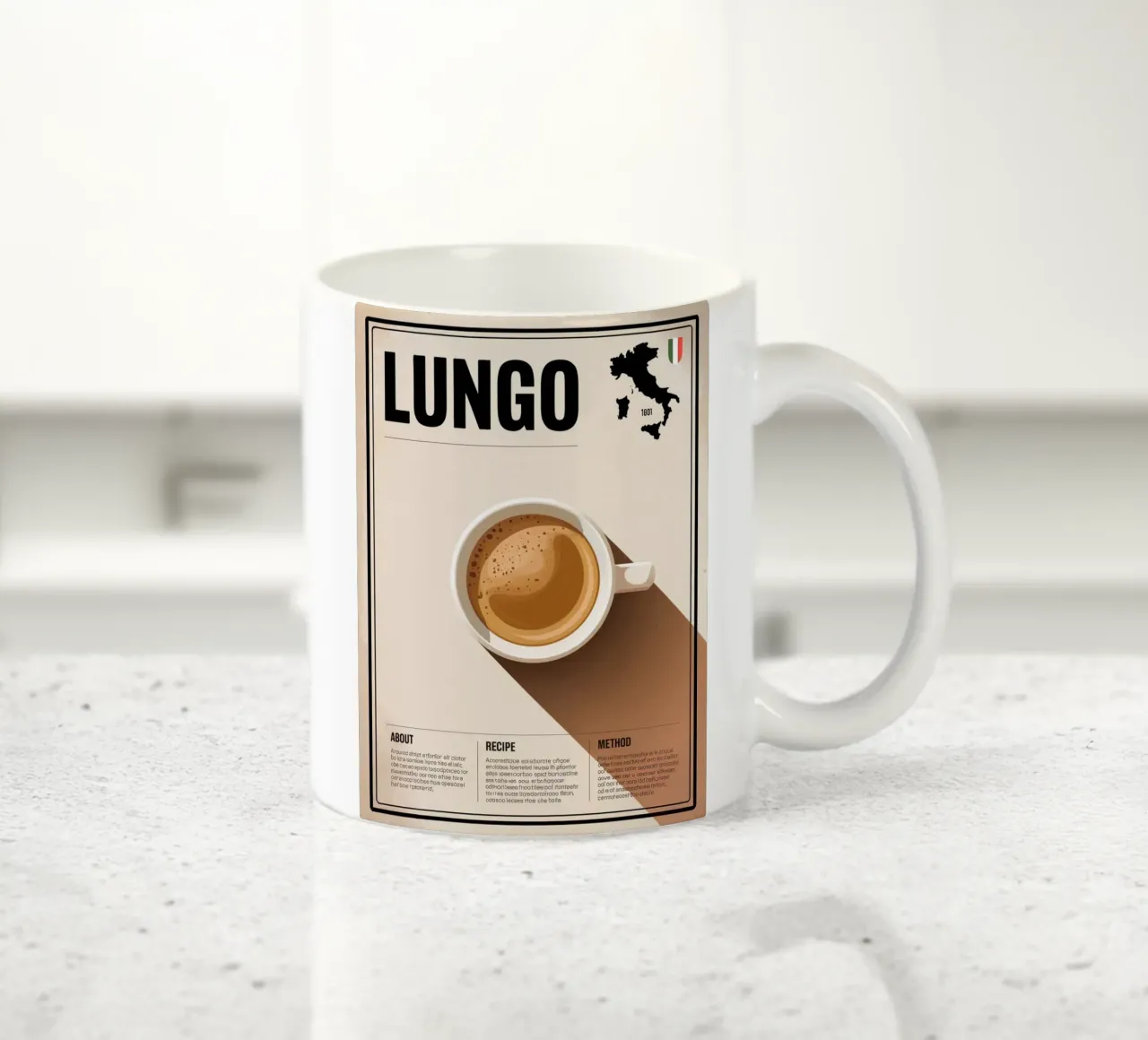 LUNGO tazza in ceramica da Rick Thompson