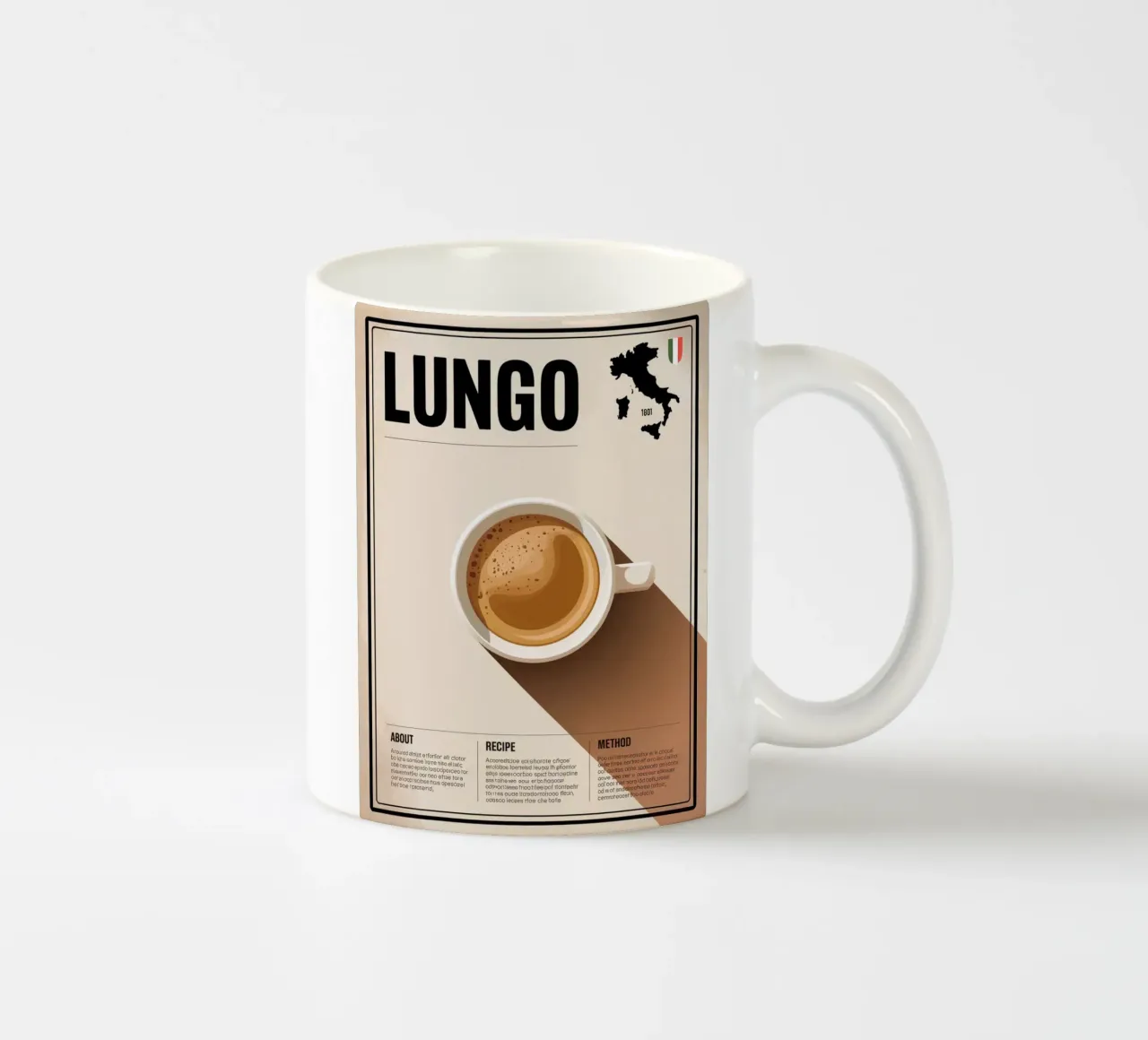 LUNGO tazza in ceramica da Rick Thompson