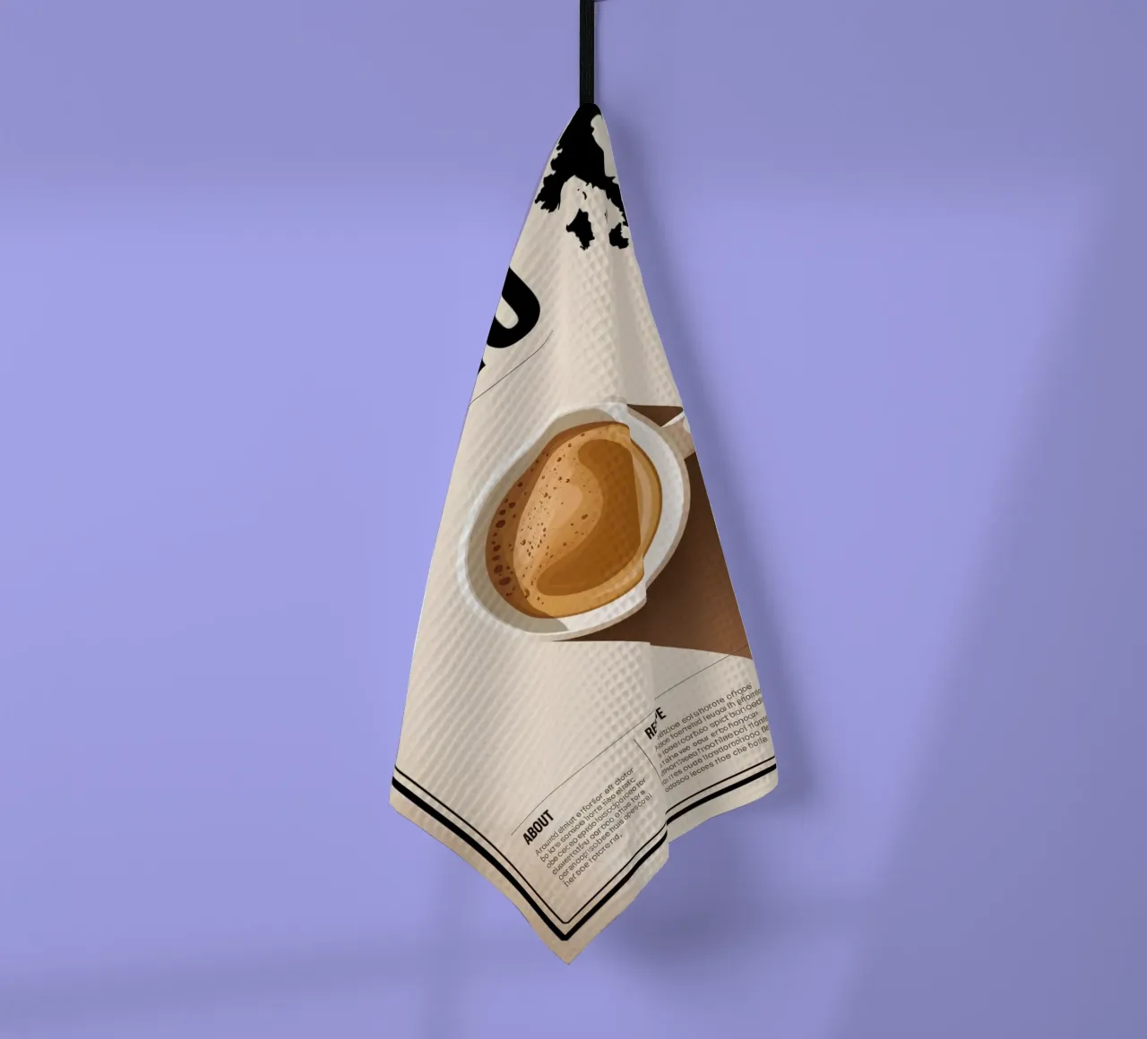 LUNGO canovaccio da cucina da Rick Thompson
