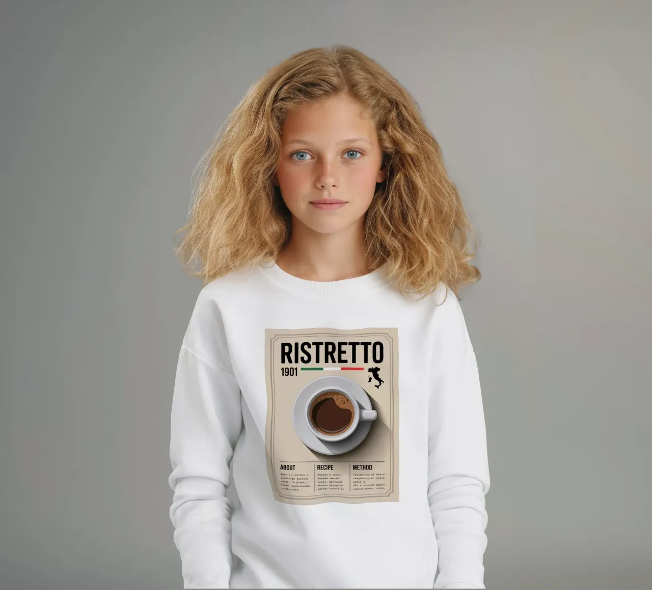 RISTRETTO felpa bambino da Rick Thompson