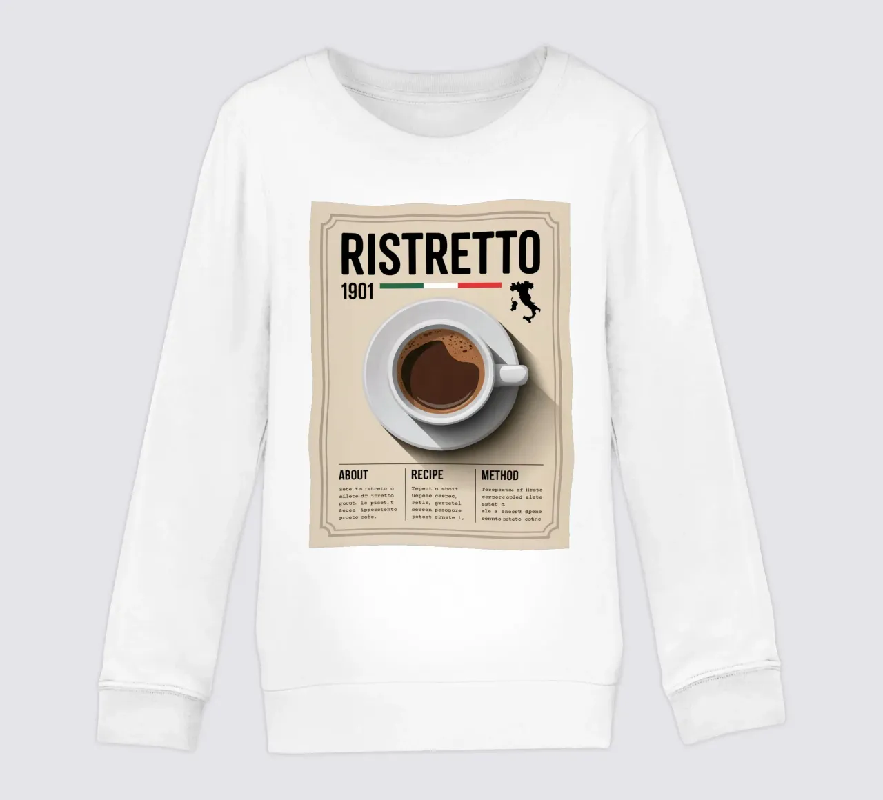 RISTRETTO felpa bambino da Rick Thompson