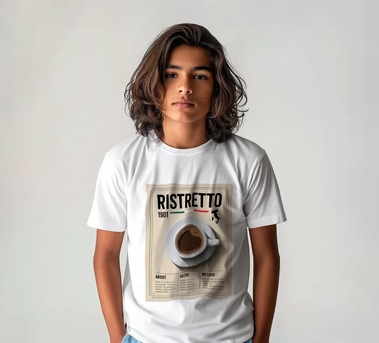 RISTRETTO t-shirt bambini da Rick Thompson