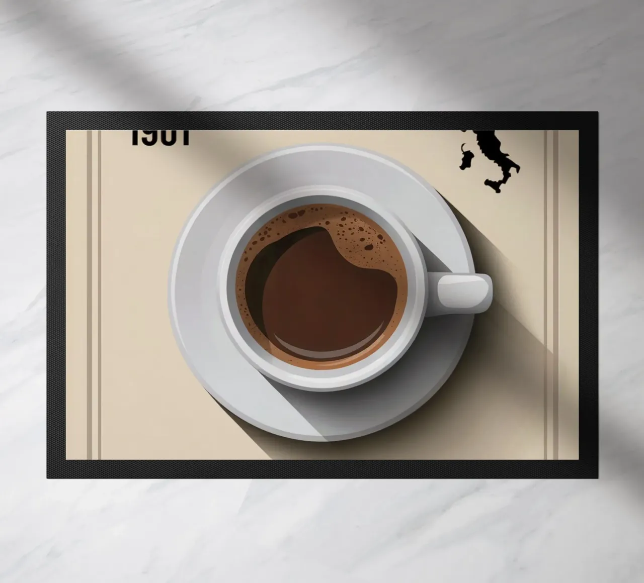 RESTRICTED doormat by Rick Thompson