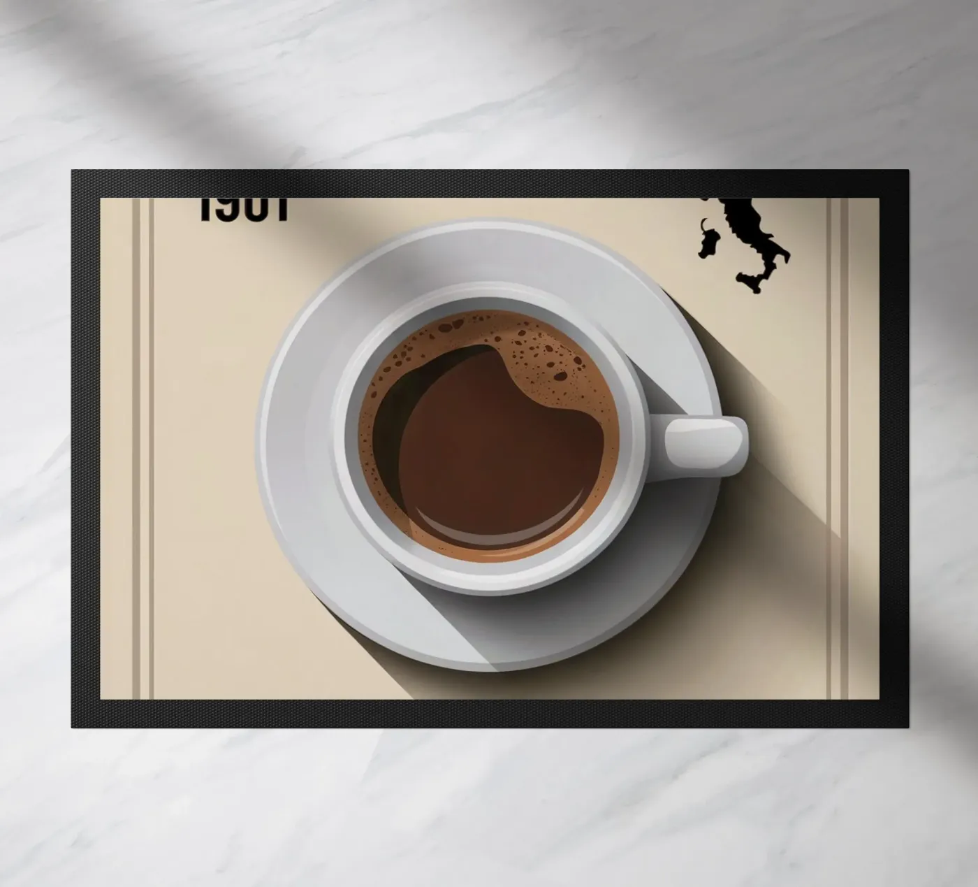 EINGESCHRÄNKT Fußmatte von Rick Thompson