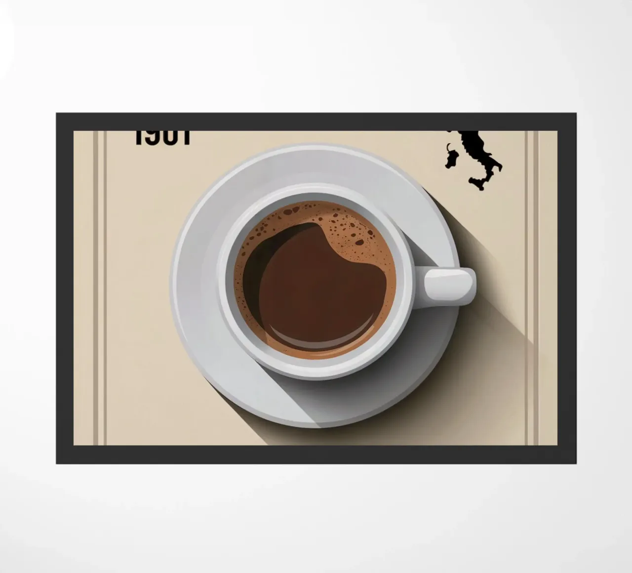 RESTRICTED doormat by Rick Thompson