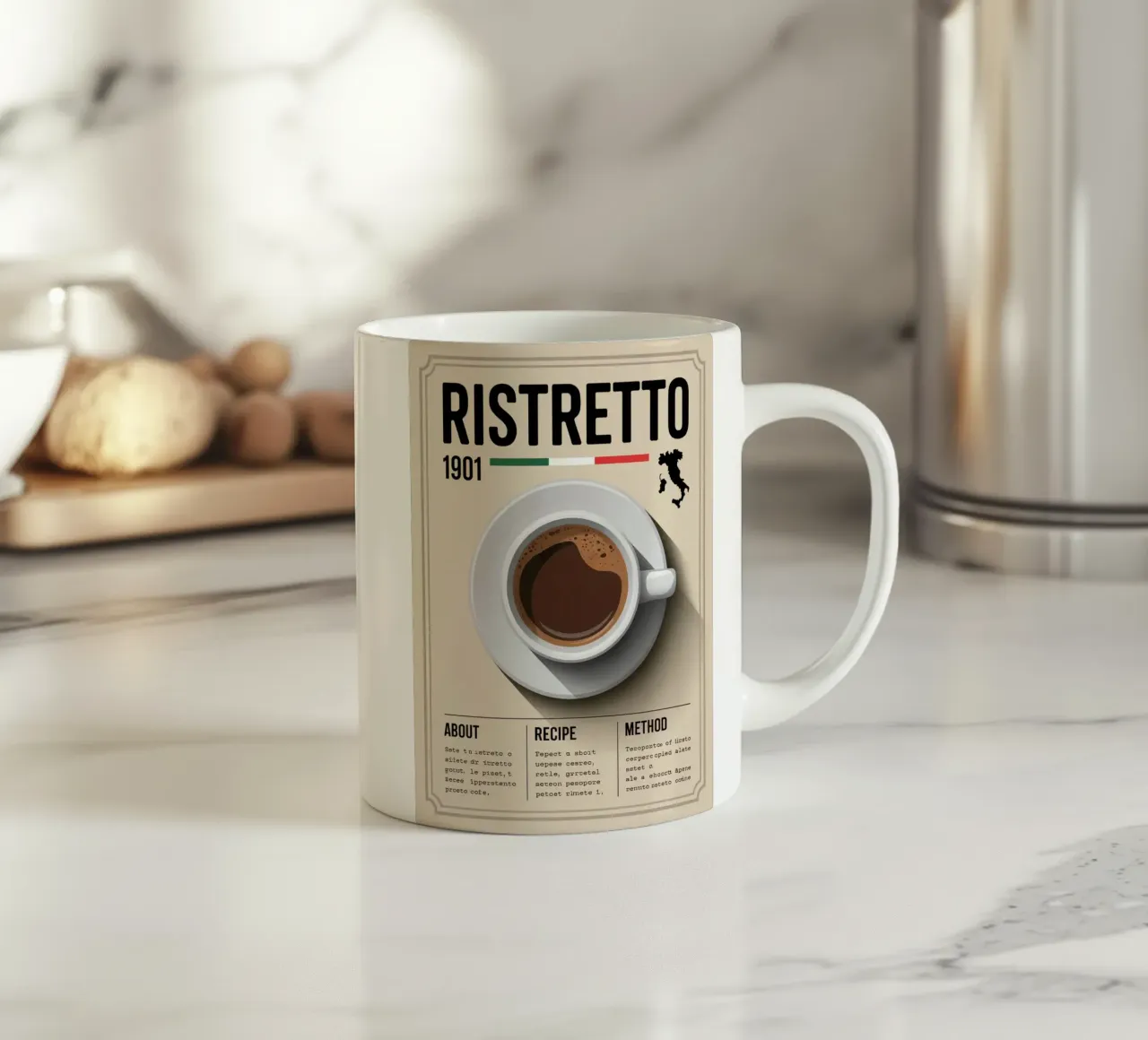 RISTRETTO tazza in ceramica da Rick Thompson