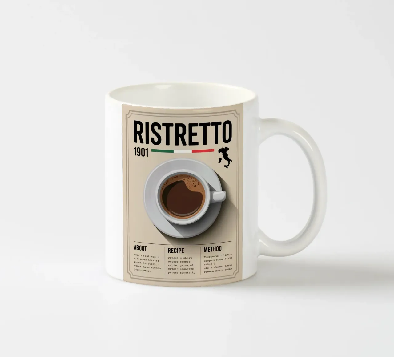 RISTRETTO tazza in ceramica da Rick Thompson