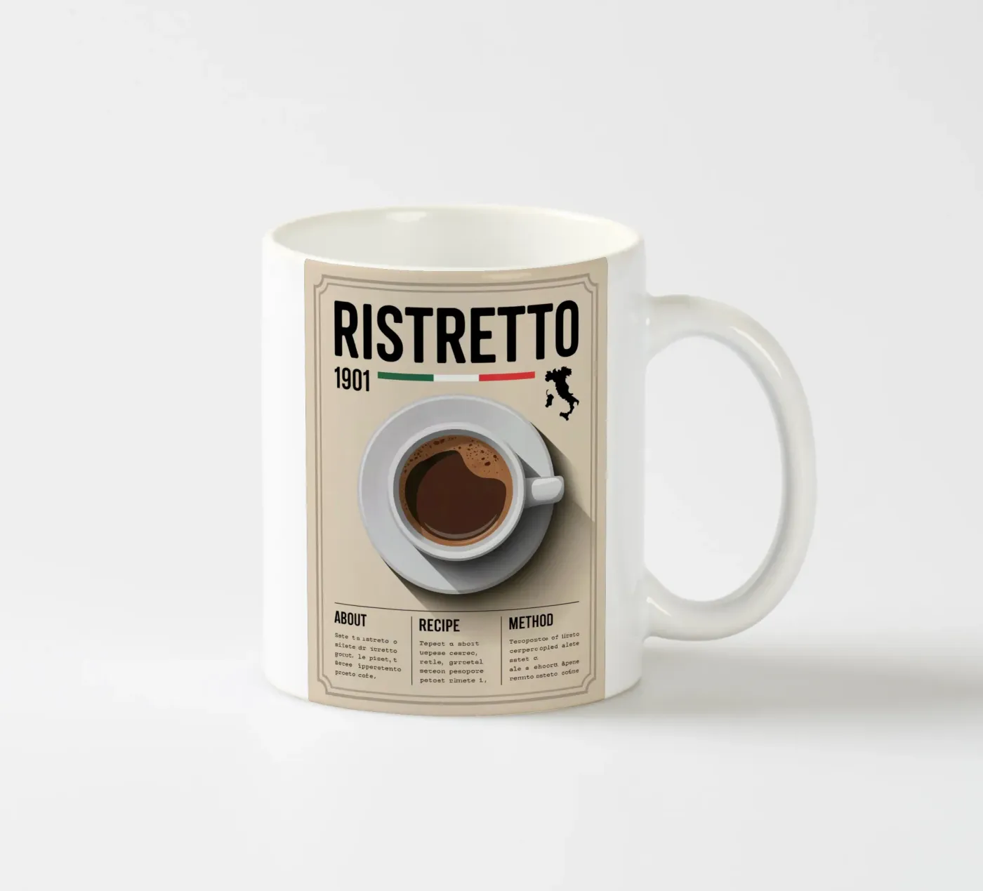 RESTRICTED ceramic mug by Rick Thompson