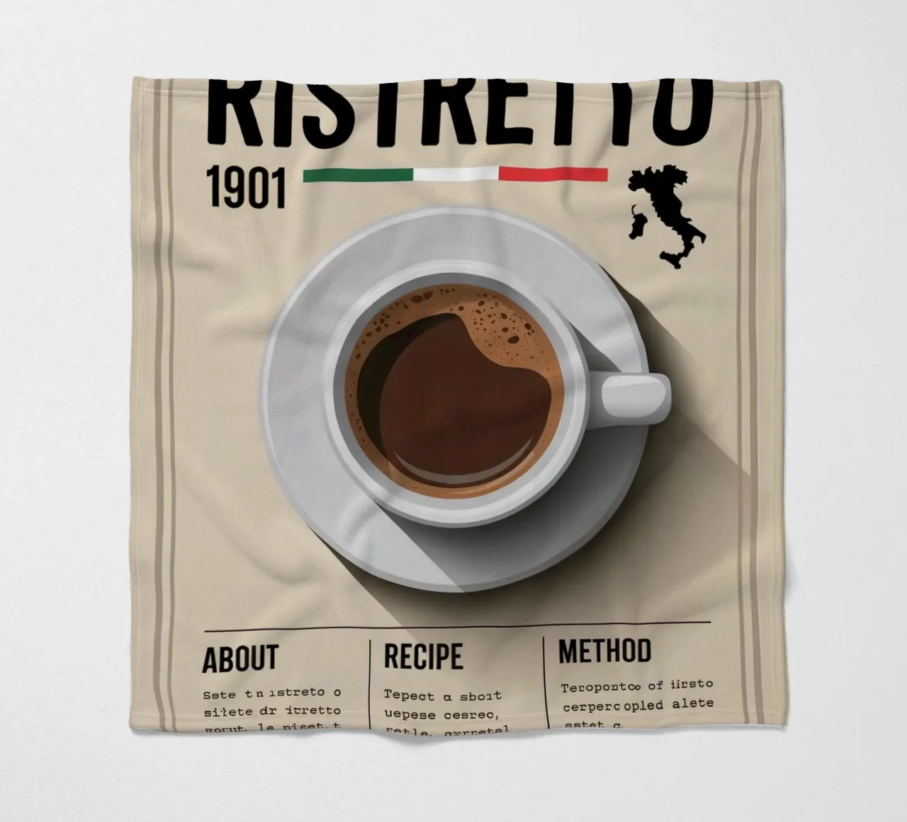 RISTRETTO coperta in pile da Rick Thompson