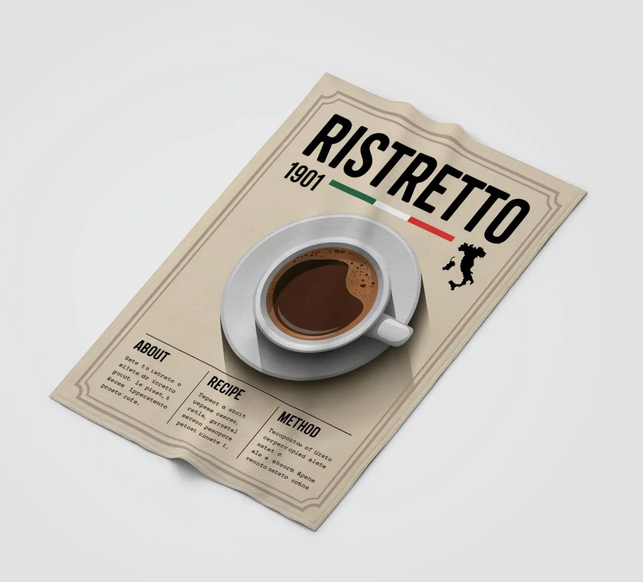 RISTRETTO coperta in pile da Rick Thompson