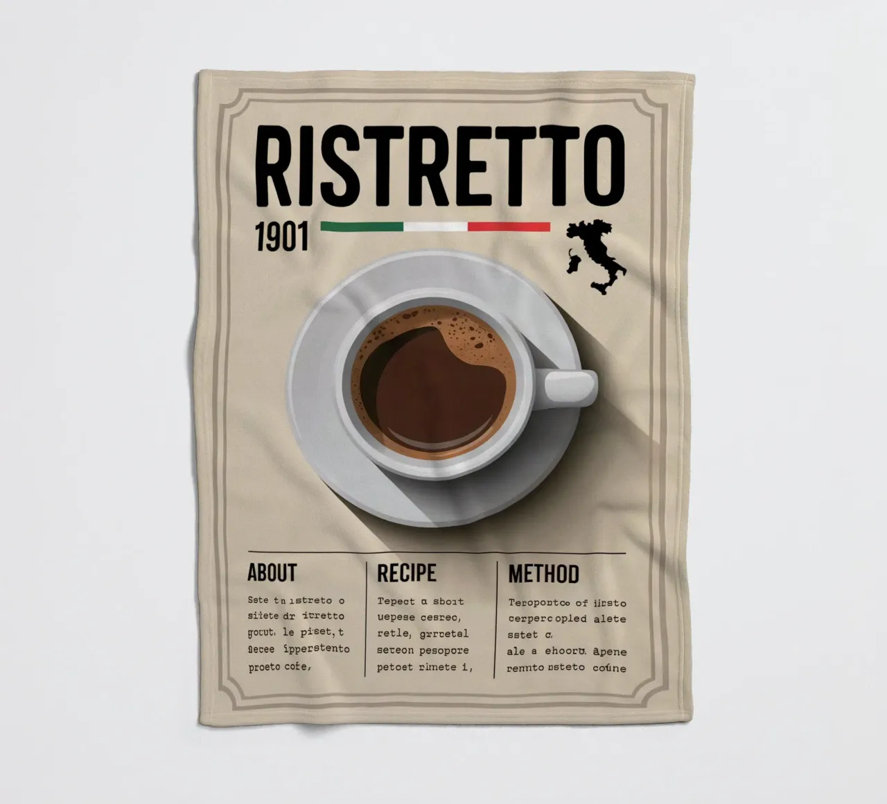 RISTRETTO coperta in pile da Rick Thompson