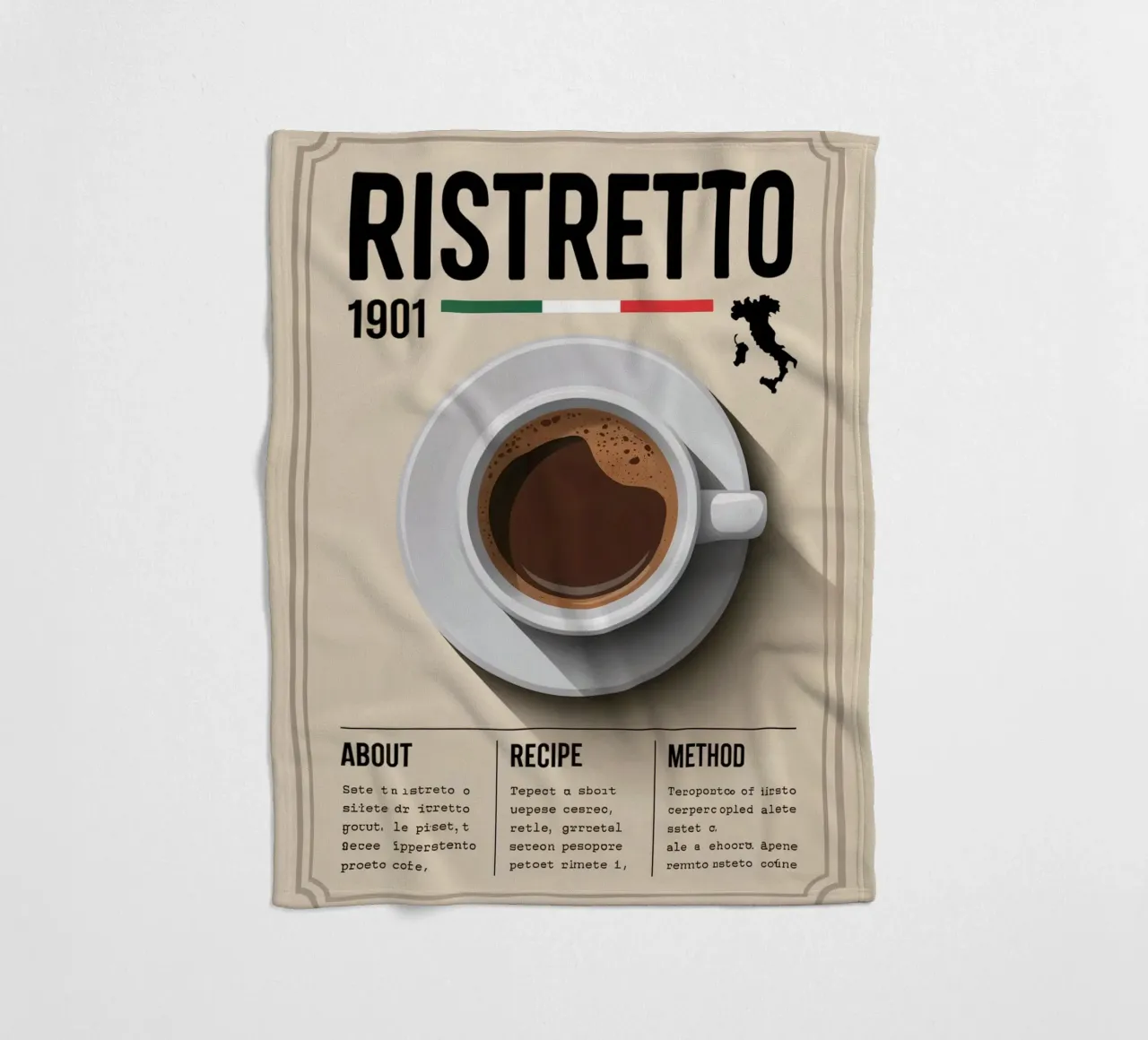 RISTRETTO coperta in pile da Rick Thompson