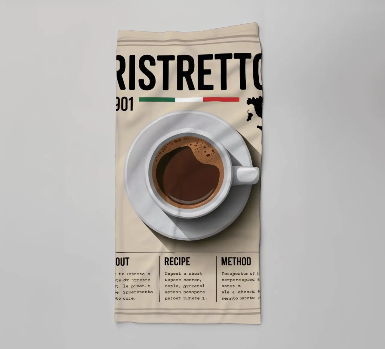 RISTRETTO asciugamano da bagno da Rick Thompson
