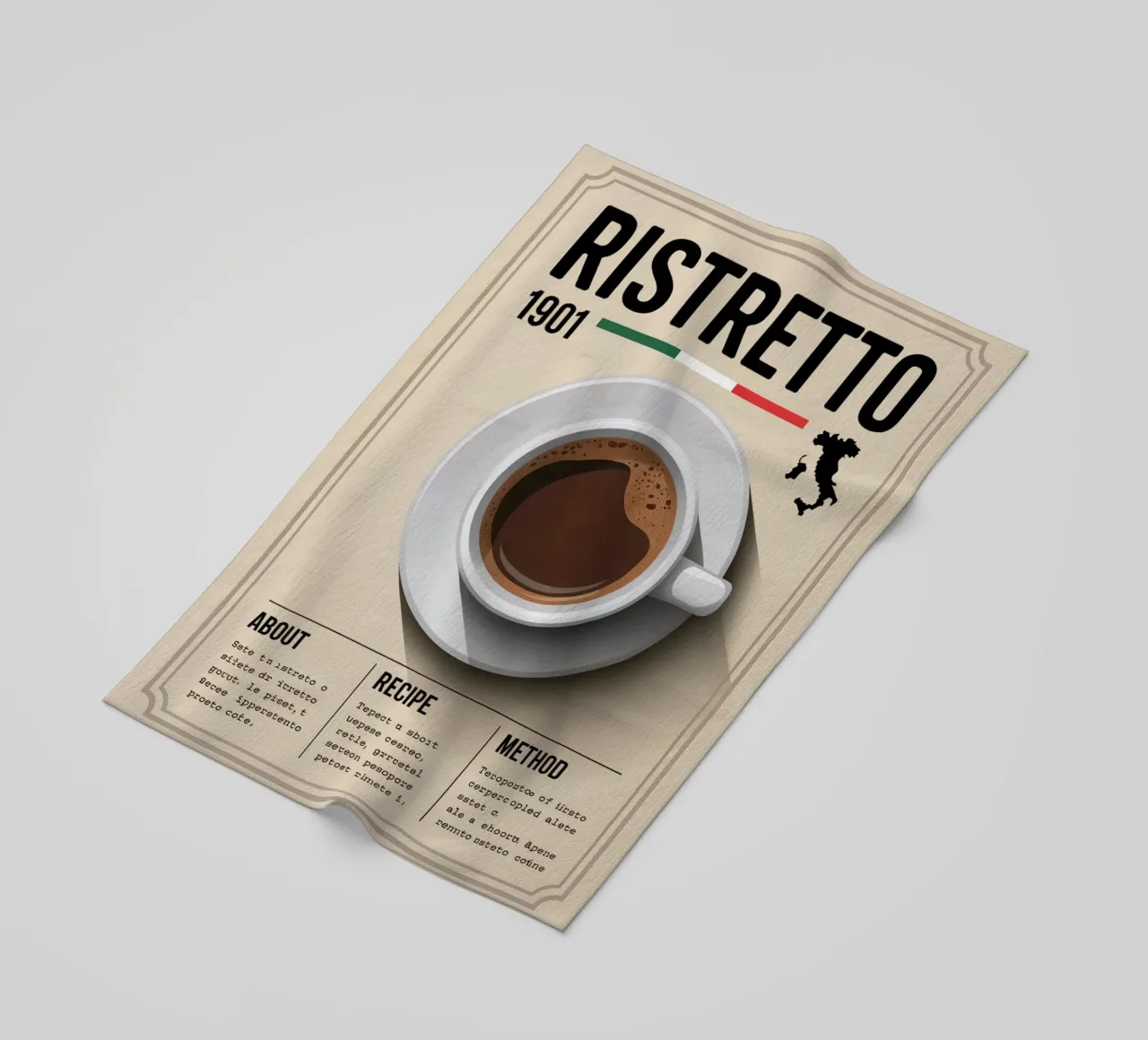 RISTRETTO telo mare da Rick Thompson