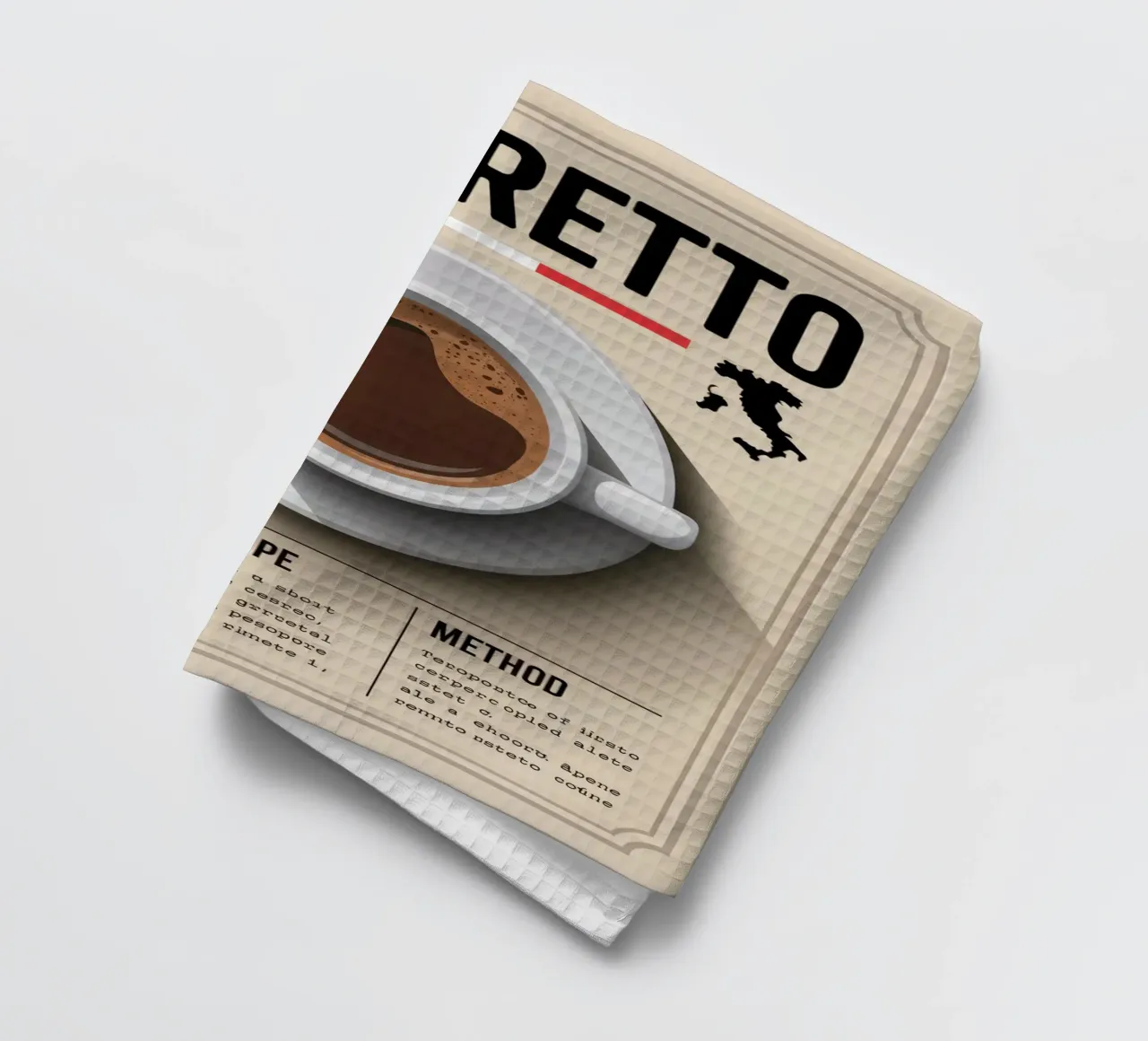 RISTRETTO canovaccio da cucina da Rick Thompson
