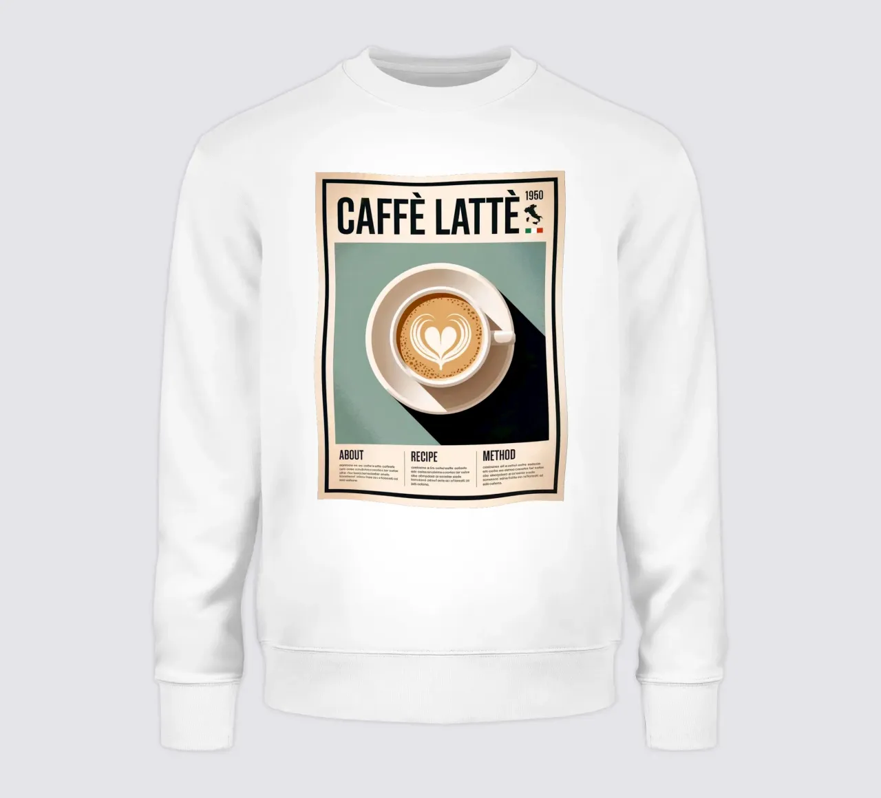 LATTE felpa da Rick Thompson