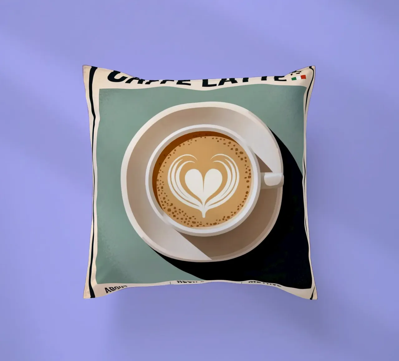 LATTE cuscino da Rick Thompson