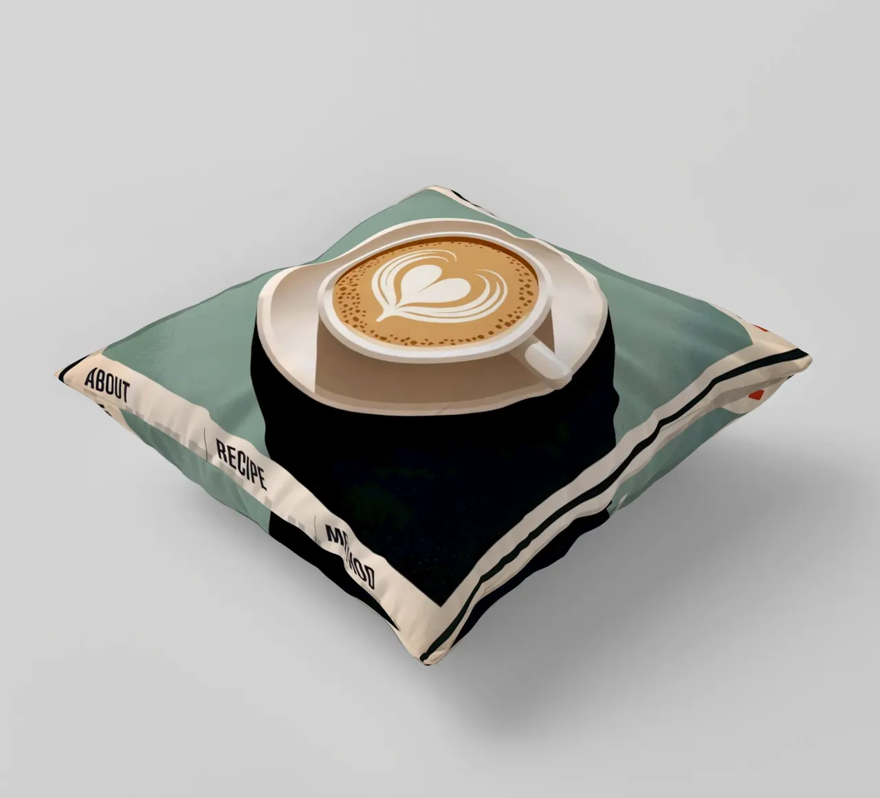LATTE cuscino da Rick Thompson