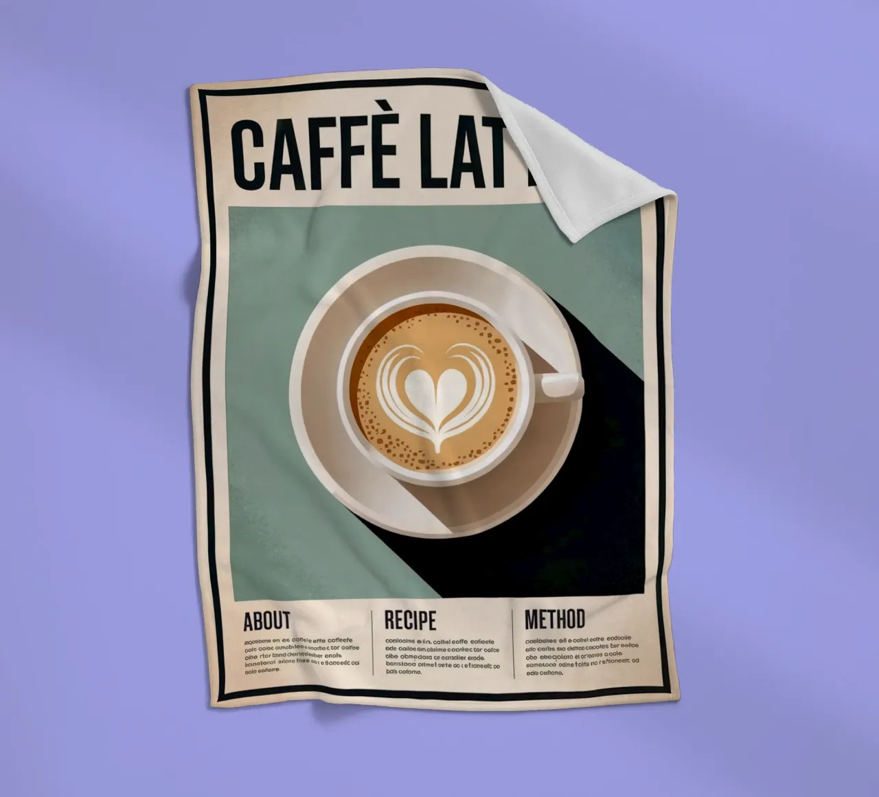 LATTE coperta in pile da Rick Thompson