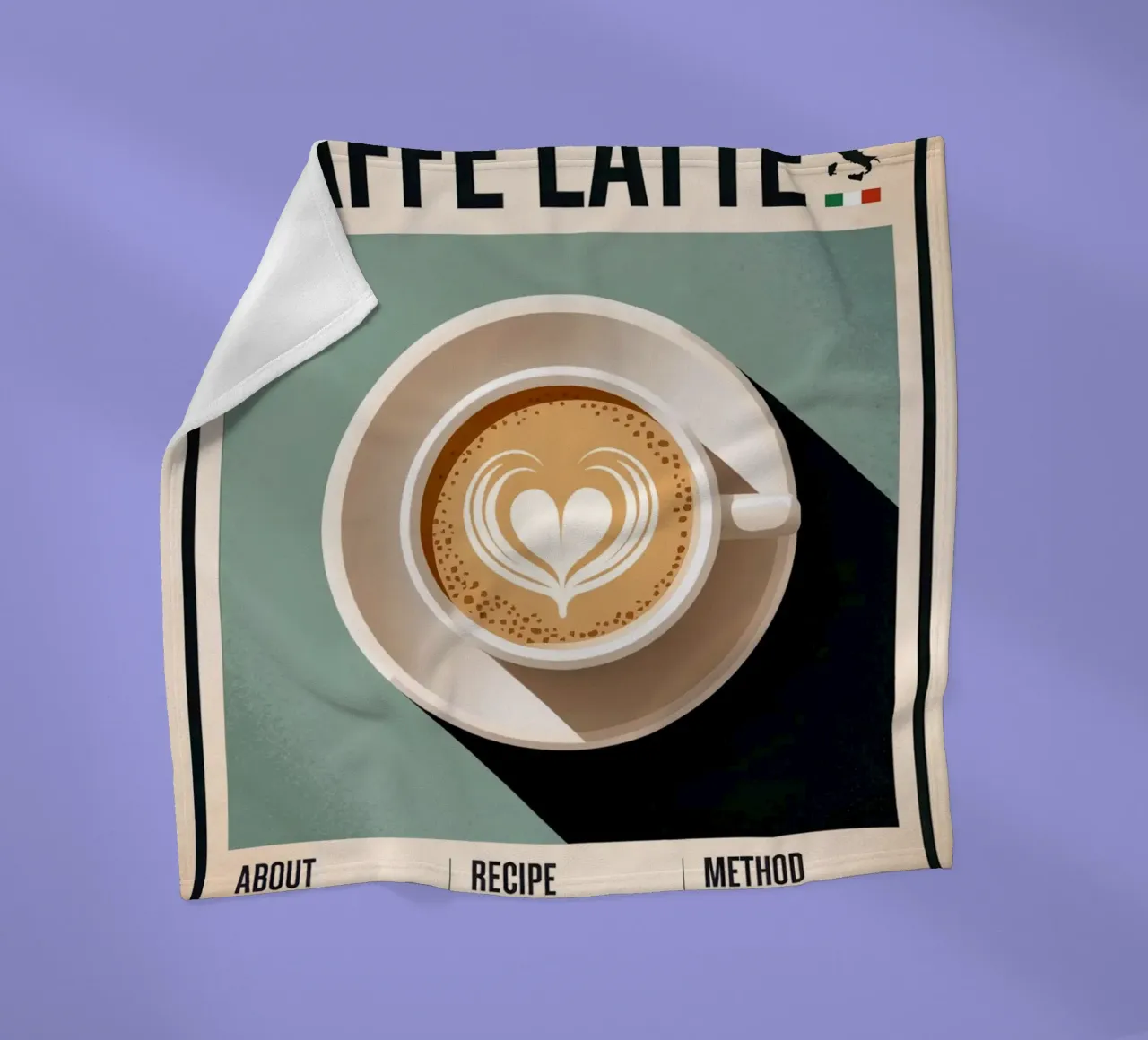 LATTE coperta in pile da Rick Thompson