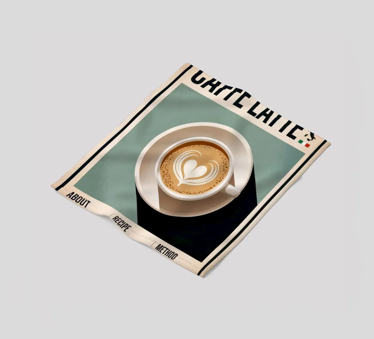LATTE coperta in pile da Rick Thompson