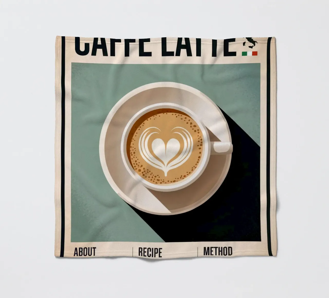LATTE coperta in pile da Rick Thompson