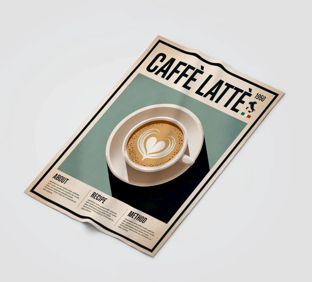 LATTE coperta in pile da Rick Thompson