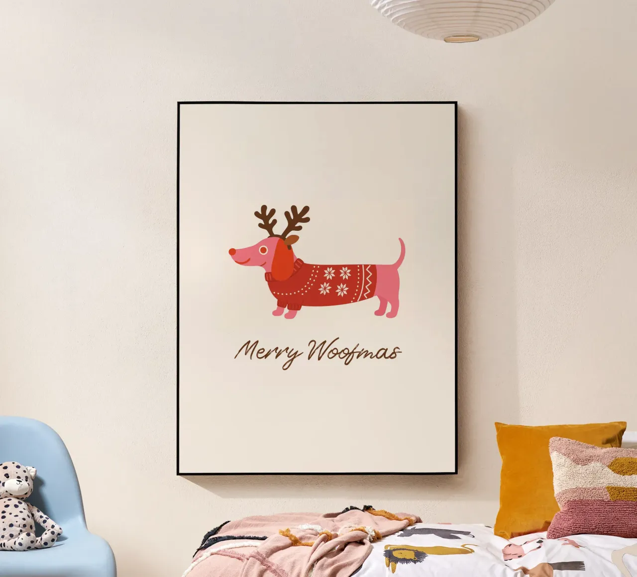 Merry Woofmas plexiglass da Made in Bavaria