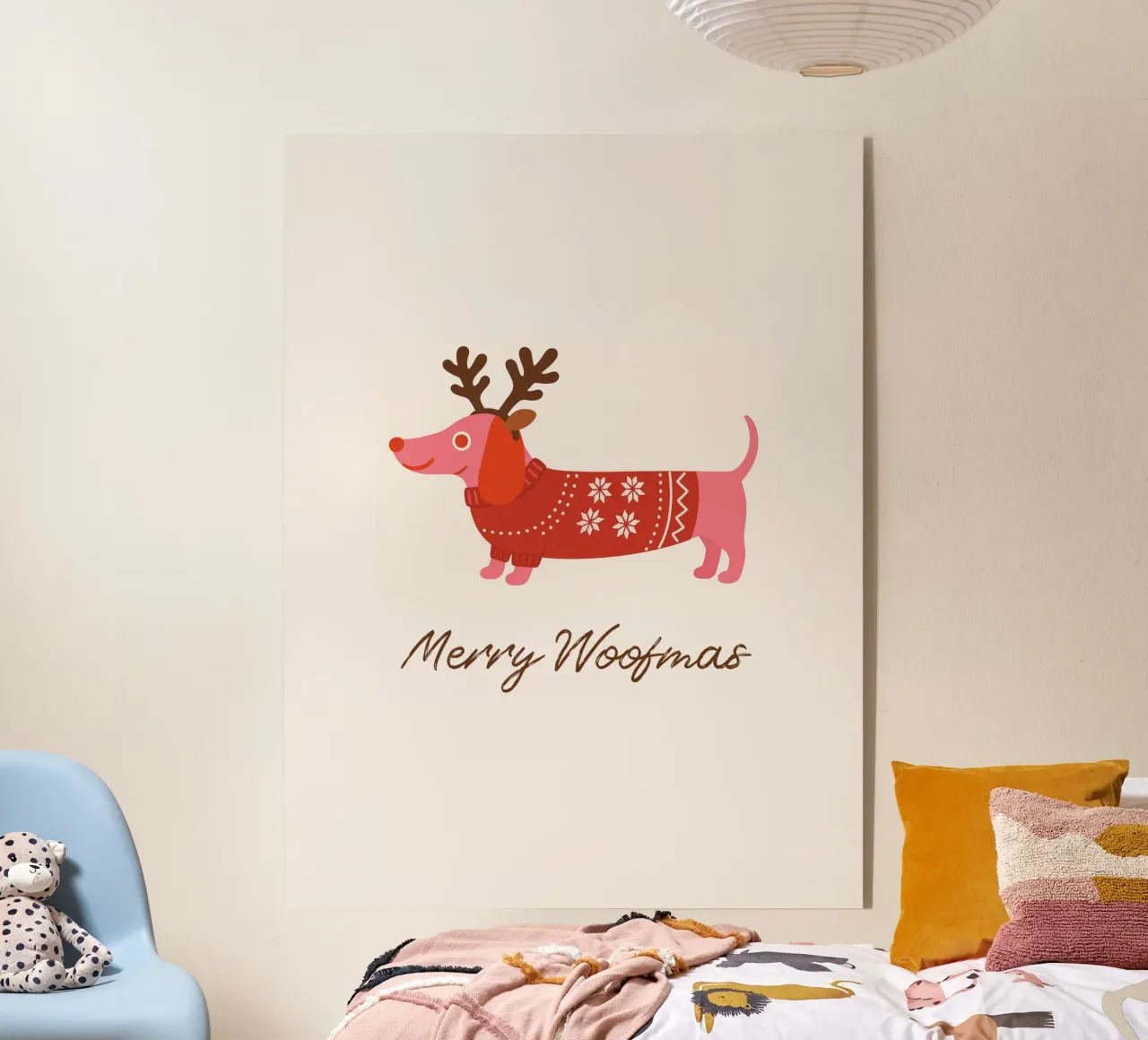 Merry Woofmas plexiglass da Made in Bavaria