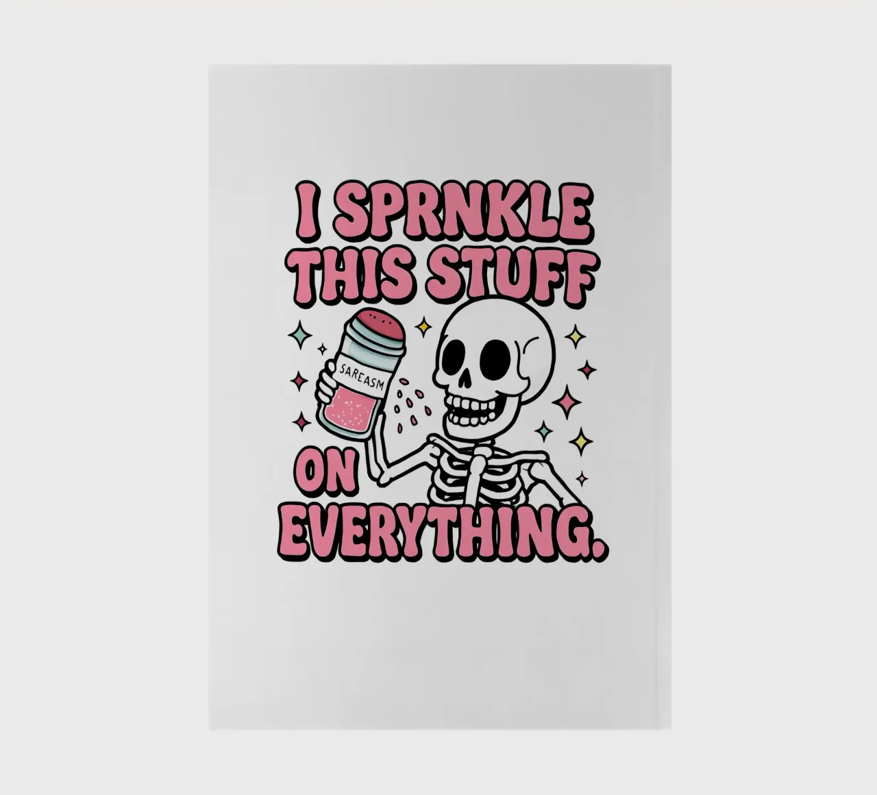 Skeleton Shines notebook by TeeLab