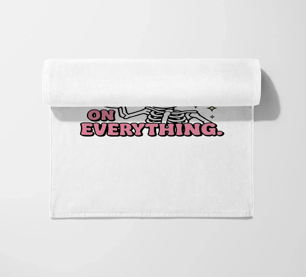 Lo scheletro risplende telo mare da TeeLab