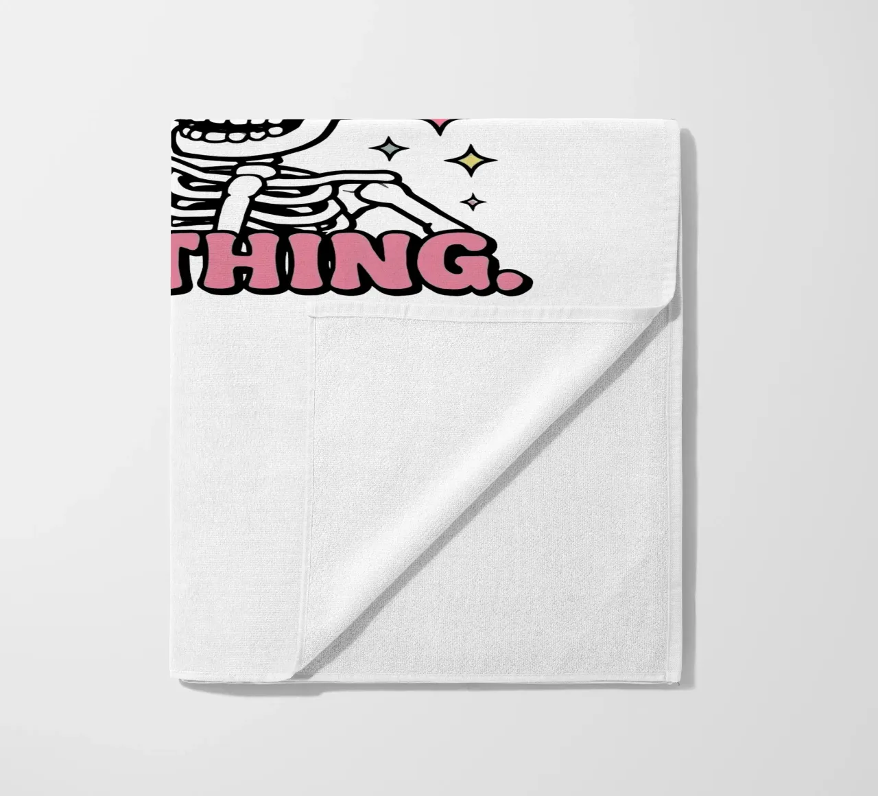 Lo scheletro risplende telo mare da TeeLab