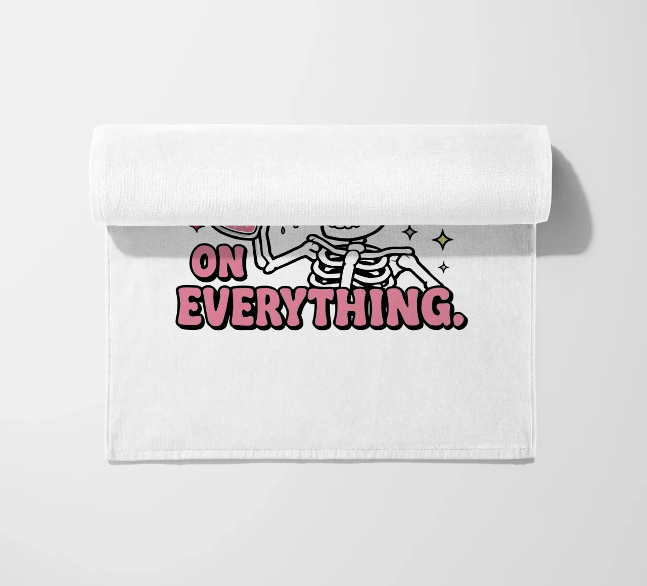 Lo scheletro risplende telo mare da TeeLab