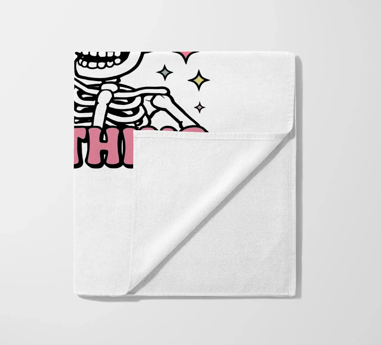 Lo scheletro risplende telo mare da TeeLab