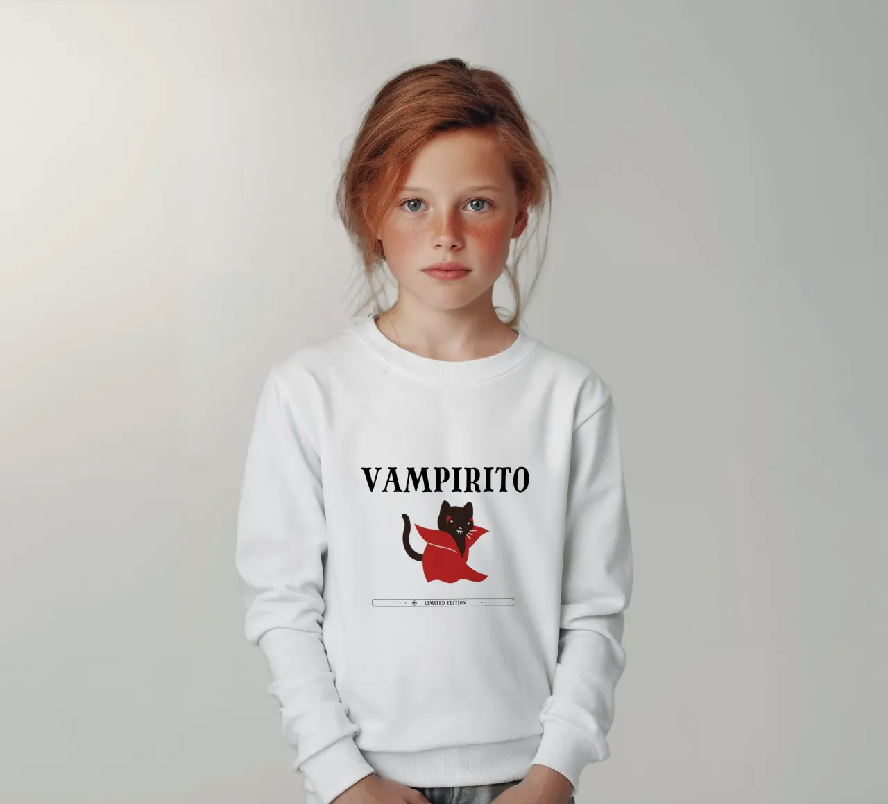 piccolo vampiro felpa bambino da TeeLab