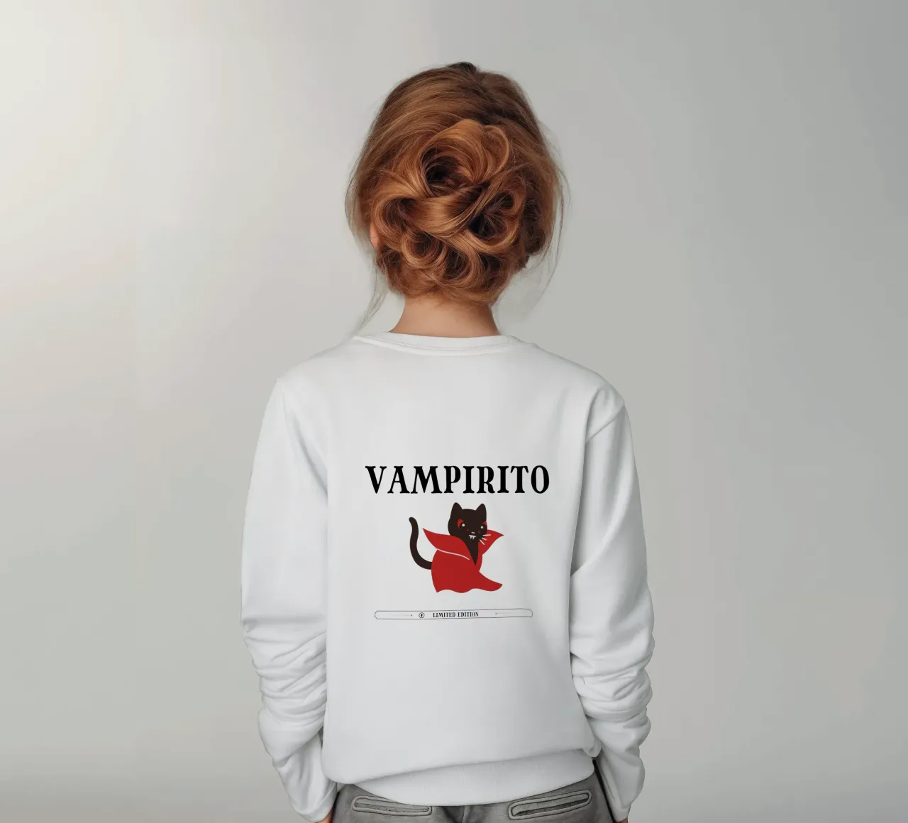 piccolo vampiro felpa bambino da TeeLab