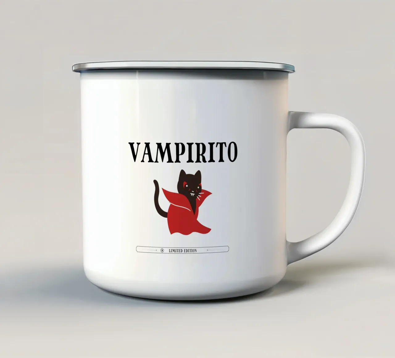 piccolo vampiro tazza in smalto da TeeLab