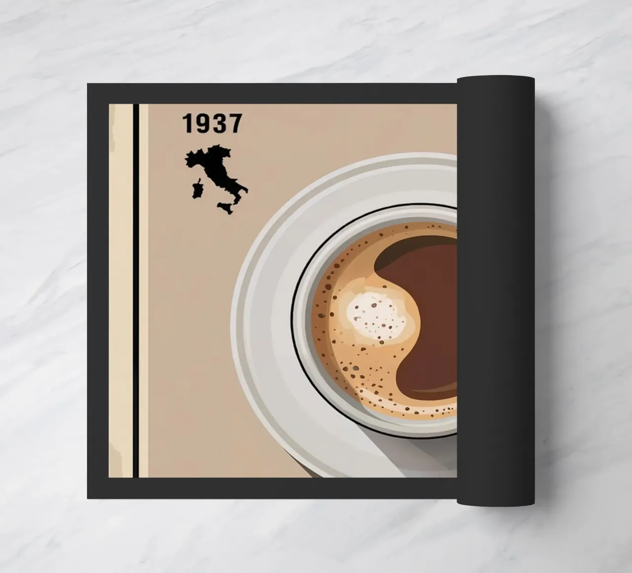 GESTAANDE deurmat van Rick Thompson